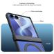 Защитный чехол XUNDD Rugged Case with MagSafe (FF) для Samsung Galaxy Flip 8 - Black. Фото 2 из 9