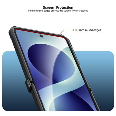 Защитный чехол XUNDD Rugged Case with MagSafe (FF) для Samsung Galaxy Flip 8 - Black