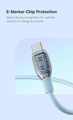 Кабель Baseus Pudding Series Type-C to Type-C (100W, 2m) P10355702111-01 - Black