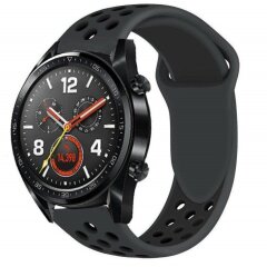 Ремінець Deexe Dual Color для годинників з шириною кріплення 22 мм - All Black