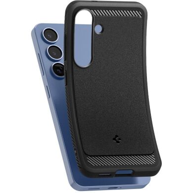 Защитный чехол Spigen (SGP) Rugged Armor (MagFit) для Samsung Galaxy S25 (S931) ACS08998 - Matte Black
