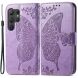 Чехол UniCase Butterfly Pattern для Samsung Galaxy S24 Ultra - Light Purple. Фото 1 из 5