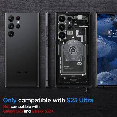 Защитный чехол Spigen (SGP) Ultra Hybrid Zero One для Samsung Galaxy S23 Ultra (S918) - Black