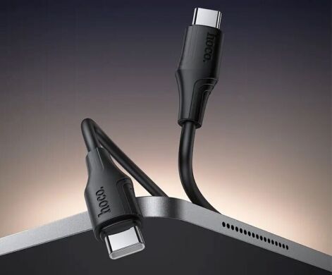 Кабель Hoco X124 Type-C to Type-C (60W, 3A, 1m) - White