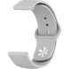 Ремешок ArmorStandart Silicone Watch Strap для часов с шириной крепления 20мм - Light Gray. Фото 2 из 2