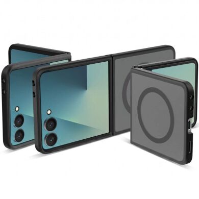 Защитный чехол Tech-Protect Magmat MagSafe (FF) для Samsung Galaxy Flip 8 - Matte Black