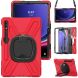 Защитный чехол Deexe Hand Grip X для Samsung Galaxy Tab S7 FE / S7 Plus / S8 Plus / S9 Plus (T730/736/800/806/970/975/810/816) - Red / Black. Фото 3 из 5