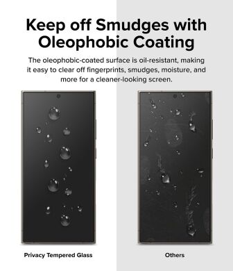 Комплект захисних стекол (2шт) Ringke Easy Slide Privacy для Samsung Galaxy S24 Ultra (S928) 8809961785436