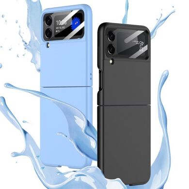 Захисний чохол GKK Silicone Case для Samsung Galaxy Flip 4 - Blue