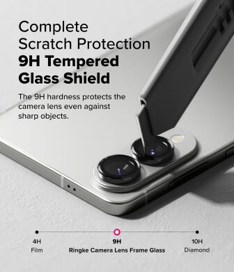 Захисне скло Ringke Camera Lens Frame Glass для Samsung Galaxy S25 Edge (S937) 8800293854517 - Black