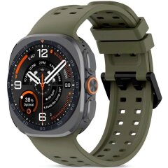 Ремінець Tech-Protect Silicone Air для Samsung Galaxy Watch Ultra 2 / Ultra / Ultra (2025) - Olive Green