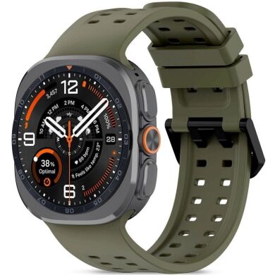 Ремінець Tech-Protect Silicone Air для Samsung Galaxy Watch Ultra 2 / Ultra / Ultra (2025) - Olive Green