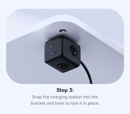 Сетевое зарядное устройство Baseus EnerFill FA11 3AC + 1U + 2C (67W) E00082100123-00 - Black