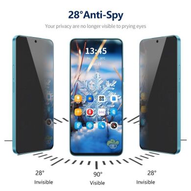 Захисне скло HAT PRINCE Anti-Spy для Samsung Galaxy S23 FE - Black
