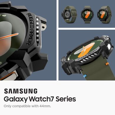 Защитный чехол Spigen (SGP) Rugged Armor (FW) для Samsung Galaxy Watch 7 (44mm) - Matte Black