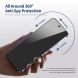 Защитное стекло HAT PRINCE Anti-Spy для Samsung Galaxy S23 FE - Black. Фото 3 из 8