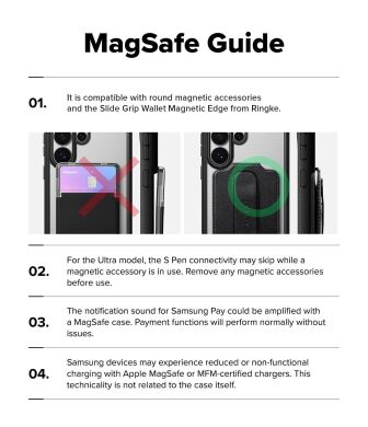 Захисний чохол Ringke Fusion Bold MagSafe для Samsung Galaxy S26 Ultra (S948) 8800328814578 - Black