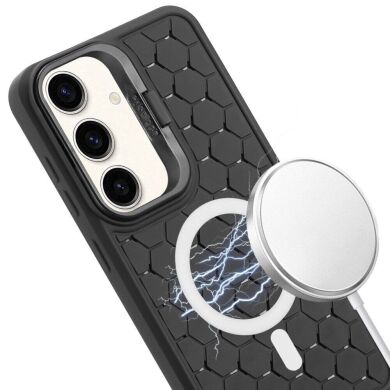 Защитный чехол Deexe CasePro with MagSafe для Samsung Galaxy S24 Plus (S926) - Black