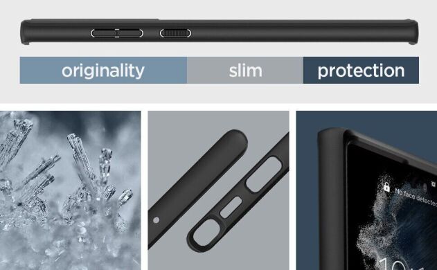 Захисний чохол Spigen (SGP) Ultra Hybrid для Samsung Galaxy S22 Ultra (S908) - Crystal Clear