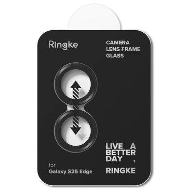 Захисне скло Ringke Camera Lens Frame Glass для Samsung Galaxy S25 Edge (S937) 8800293854517 - Black