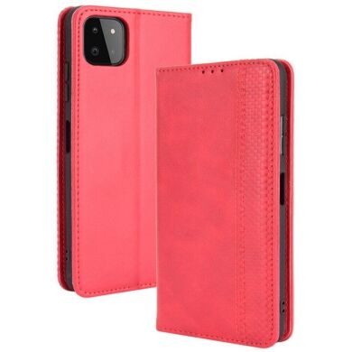 Чохол Deexe Retro Style для Samsung Galaxy A22 5G (A226) - Red