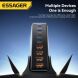Сетевое зарядное устройство ESSAGER Engine 320W (4Type-C + 4USB) EZC320W-QJB0G-Z - Black. Фото 8 из 11