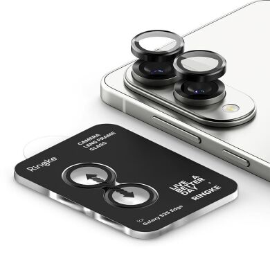 Захисне скло Ringke Camera Lens Frame Glass для Samsung Galaxy S25 Edge (S937) 8800293854517 - Black