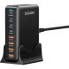 Сетевое зарядное устройство ESSAGER Engine 320W (4Type-C + 4USB) EZC320W-QJB0G-Z - Black. Фото 2 из 11