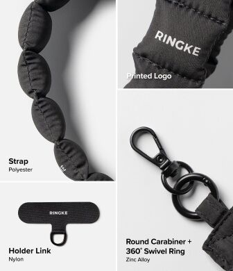 Ремінець для смартфона Ringke Holder Link Puffer (8800328813823) - Pink