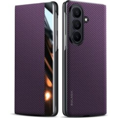 Защитный чехол SULADA Smart Window Case для Samsung Galaxy Fold 8 Ultra - Purple