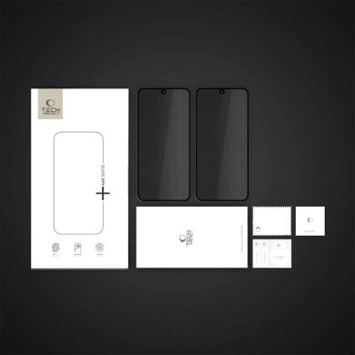 Комплект защитных стекол (2шт) Tech-Protect Glass Spy + для Samsung Galaxy S25 Edge (S937) - Black