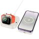 Беспроводное зарядное устройство Hoco CQ16 Astute 4-in-1 (15W) + Power Bank (10000mAh) - Milky White. Фото 3 из 8