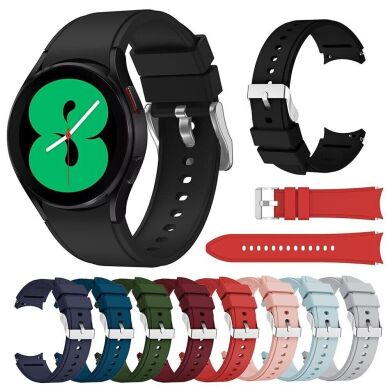 Ремешок Ridge Sport Band (S/M) для Samsung Galaxy Watch 4 / 4 Classic / 5 / 5 Pro / 6 / 6 Classic / 7 / FE (ET-SFR88SSEGRU) Техническая упаковка - Silver