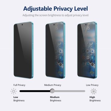 Защитное стекло HAT PRINCE Anti-Spy для Samsung Galaxy S23 FE - Black