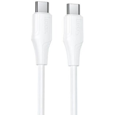 Кабель Hoco X124 Type-C to Type-C (60W, 3A, 1m) - White