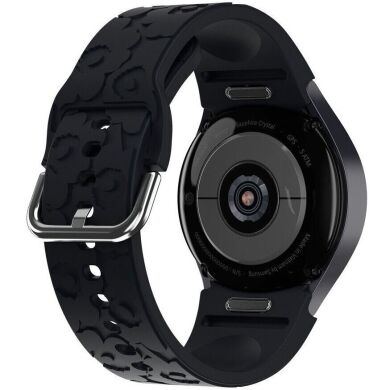 Оригинальный ремешок Unikko Embossed Band для Samsung Galaxy Watch 7 / FE / 6 / 6 Classic / 5 / 5 Pro / 4 / 4 Classic (GP-TYR940AMBBW / GP-TYR930TLABW) - Black
