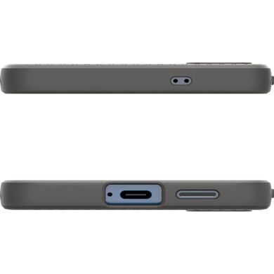 Захисний чохол Spigen Liquid Air для Samsung Galaxy S25 (S931) ACS09404 - Marble Gray