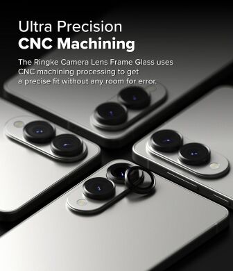 Захисне скло Ringke Camera Lens Frame Glass для Samsung Galaxy S25 Edge (S937) 8800293854517 - Black