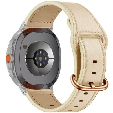 Ремешок KALEBOL Classic Strap для Samsung Galaxy Watch 8 (40/44mm) / 8 Classic - Ivory White