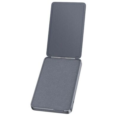 Внешний аккумулятор с кардхолдером-подставкой HOCO Q46 Title PD20W (5000mAh) - Silver Gray