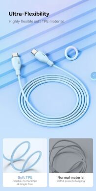 Кабель Baseus Pudding Series Type-C to Type-C (100W, 2m) P10355702111-01 - Black