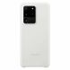 Чехол Silicone Cover для Samsung Galaxy S20 Ultra (G988) EF-PG988TWEGRU - White. Фото 1 из 3