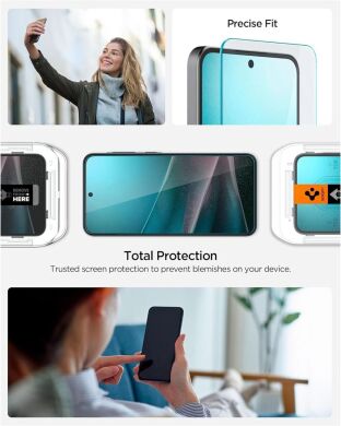 Захисне скло Spigen Glas.tR EZ Fit для Samsung Galaxy A37 (A376) / Galaxy A36 (A366) AGL11365