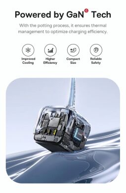 Сетевое зарядное устройство Baseus EnerFill FA11 3AC + 1U + 2C (67W) E00082100123-00 - Black