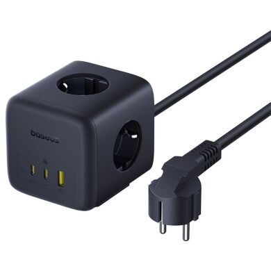 Сетевое зарядное устройство Baseus EnerFill FA11 3AC + 1U + 2C (67W) E00082100123-00 - Black