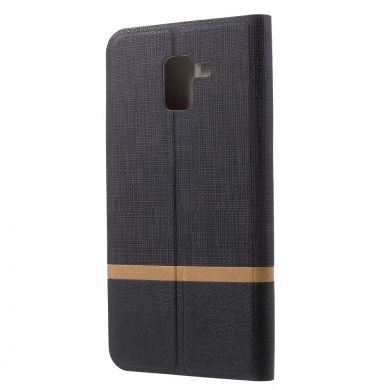 Чехол Deexe Lines Texture для Samsung Galaxy J6 2018 (J600) - Black