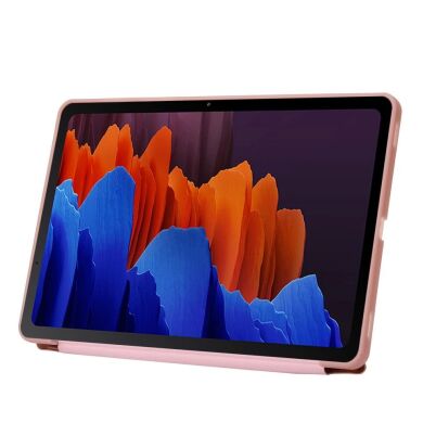 Чехол Deexe Origami Series для Samsung Galaxy Tab S9 Plus (X810/816) - Rose Gold