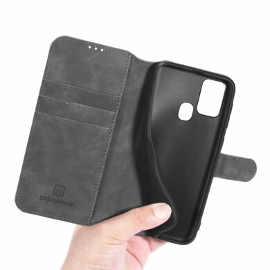 Чохол DG.MING Retro Style для Samsung Galaxy A21s (A217) - Grey