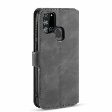 Чохол DG.MING Retro Style для Samsung Galaxy A21s (A217) - Grey