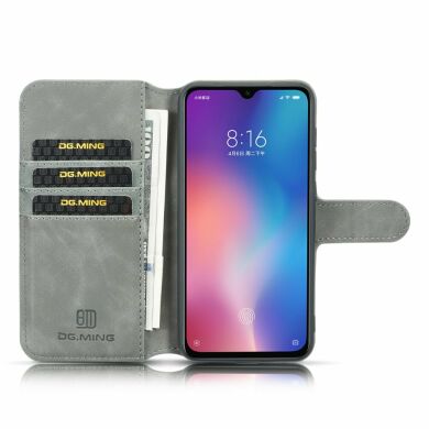 Чехол DG.MING Retro Style для Samsung Galaxy A70 (A705) - Grey